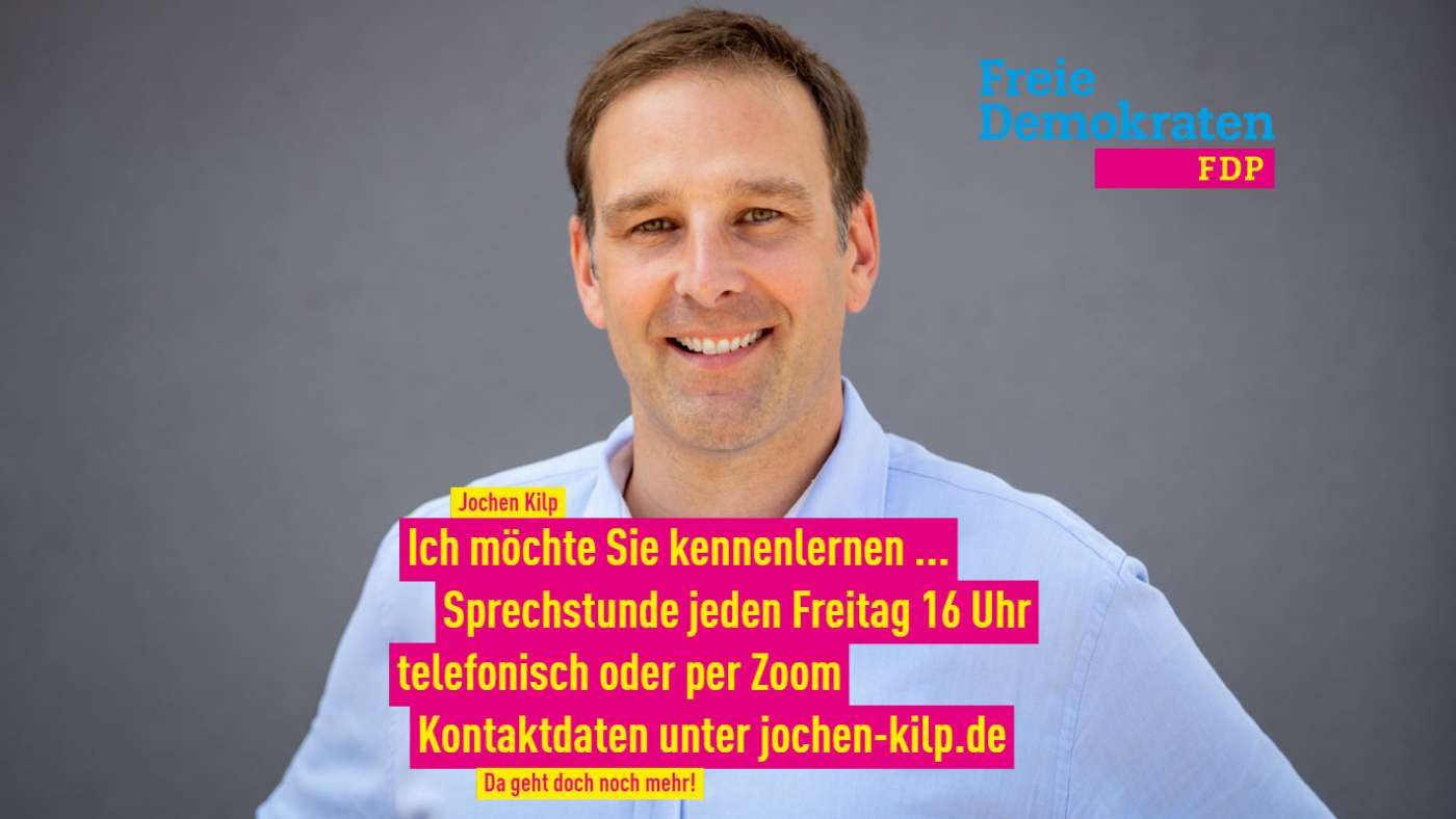 Foto Sprechstunde mit Jochen Kilp FDP Friedrichsdorf