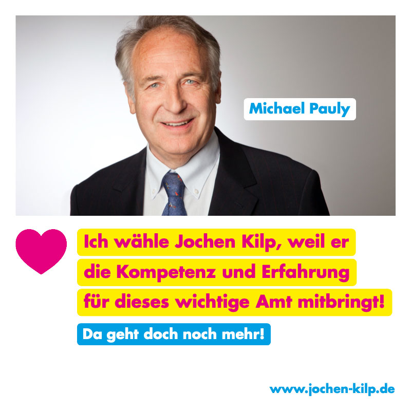 Testimonial Michael Pauly